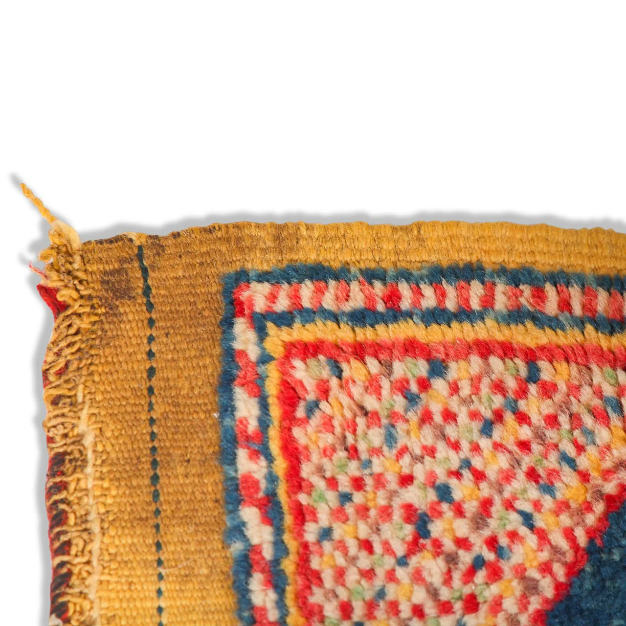 Vintage Ait Ouaouzguite Moroccan Carpet (1 ft 9 in x 3 ft 5 in) - Image 7