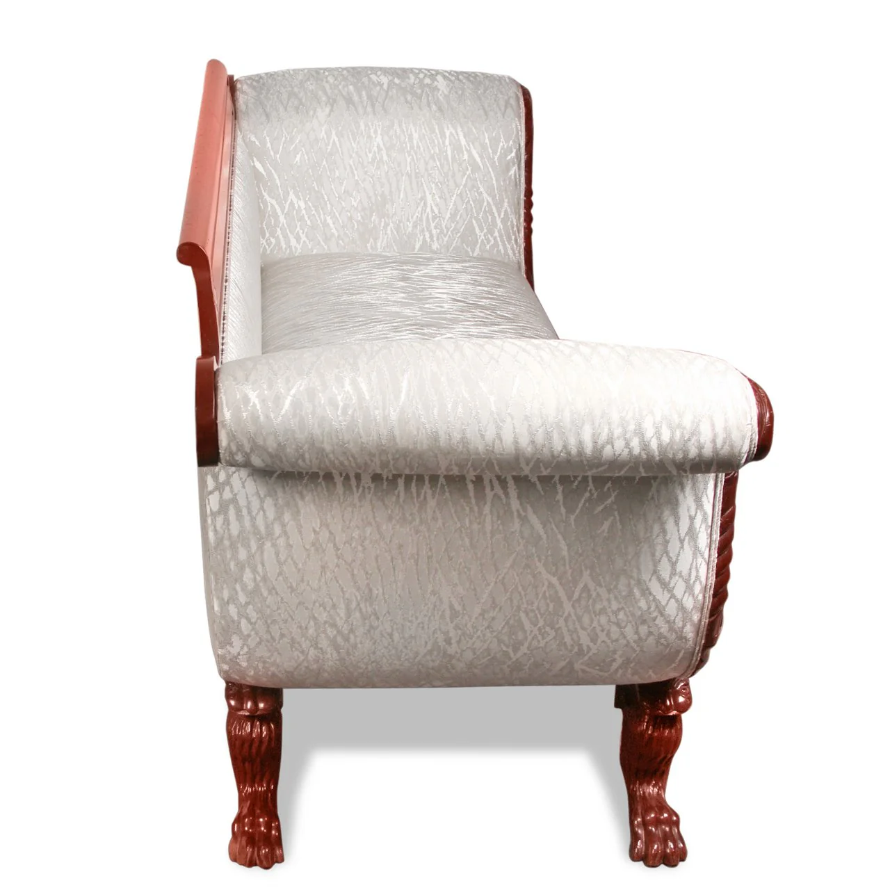 Vintage American Empire Style Mahogany Sofa - Image 5
