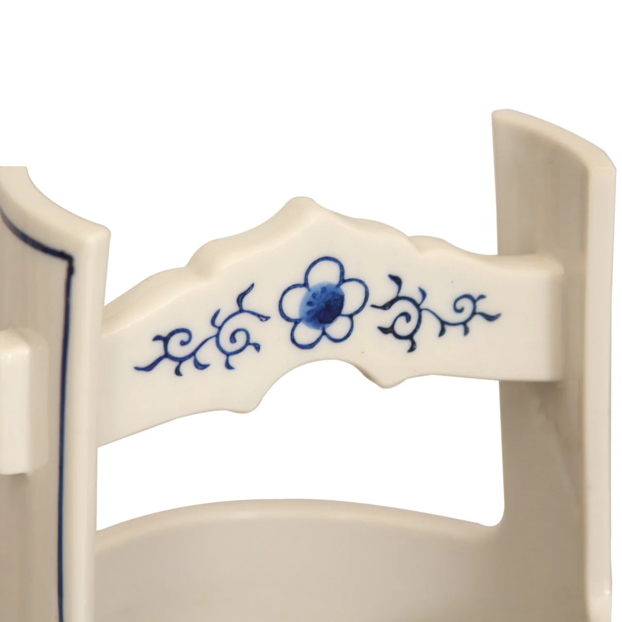 Vintage Asian Indigo Wishing Well Vase - Image 4