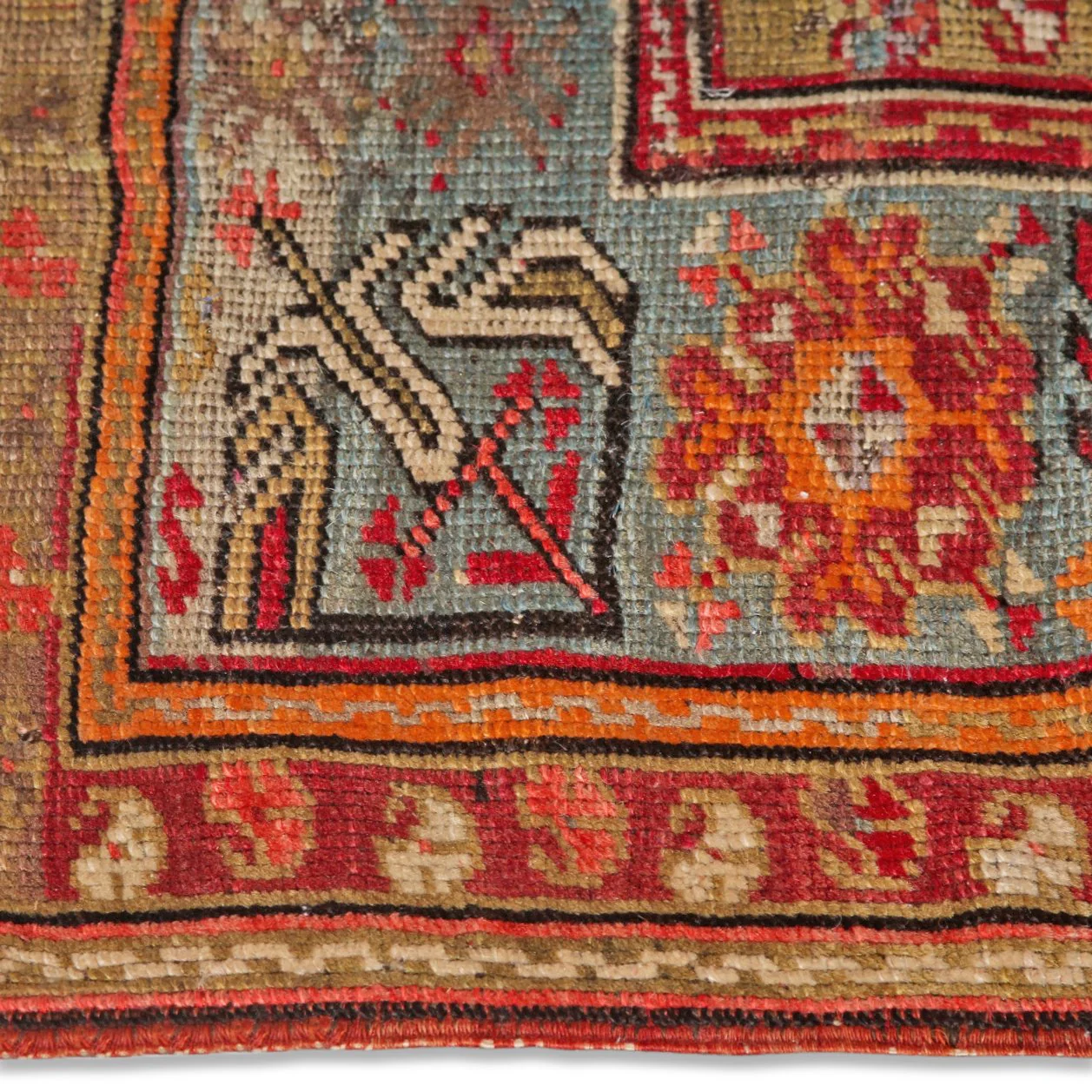 Vintage Bijar Handwoven Tribal Carpet w/ Vegetable Dye (3 ft 10 in x 6 ft 8 in) - Image 12