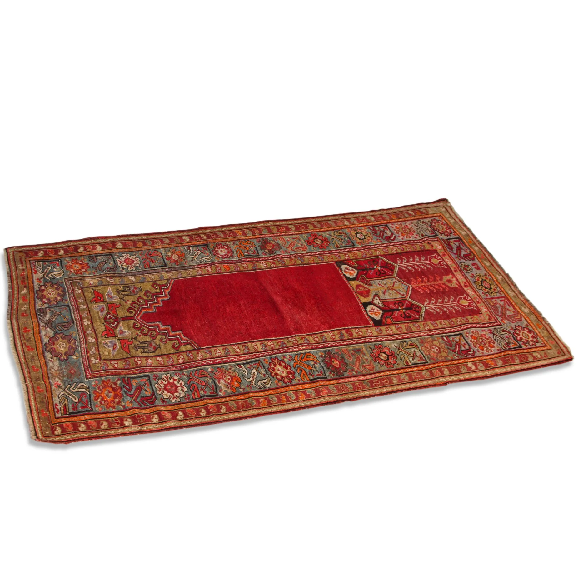 Vintage Bijar Handwoven Tribal Carpet w/ Vegetable Dye (3 ft 10 in x 6 ft 8 in) - Image 15
