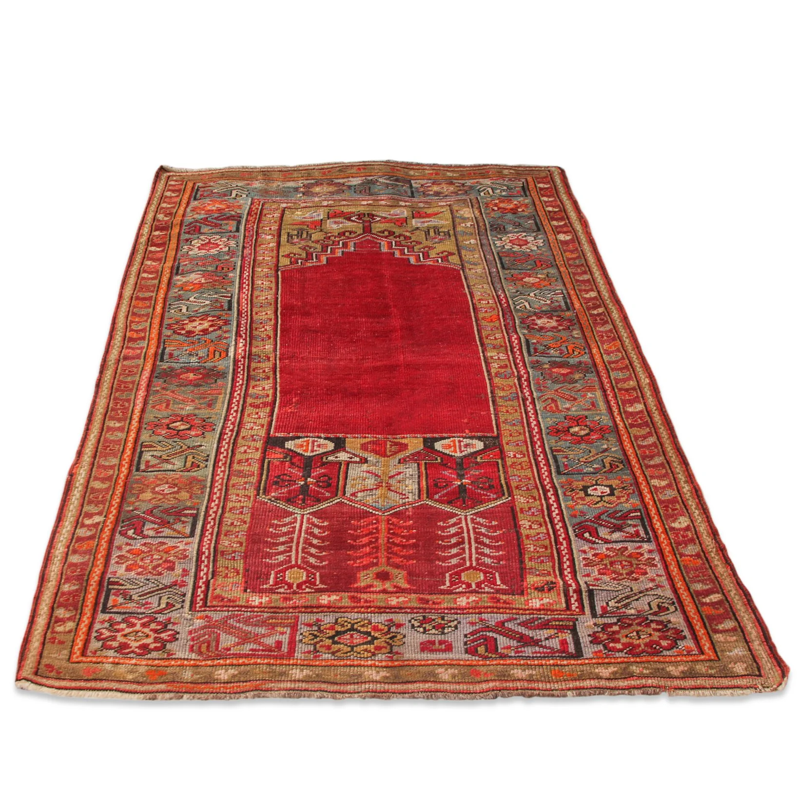 Vintage Bijar Handwoven Tribal Carpet w/ Vegetable Dye (3 ft 10 in x 6 ft 8 in) - Image 16