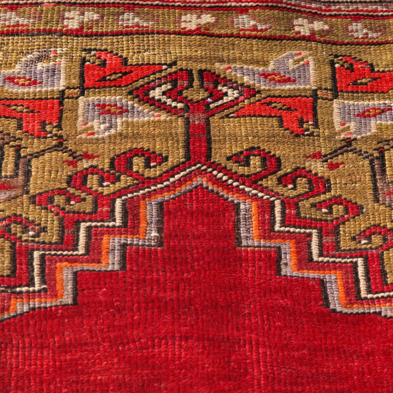 Vintage Bijar Handwoven Tribal Carpet w/ Vegetable Dye (3 ft 10 in x 6 ft 8 in) - Image 3
