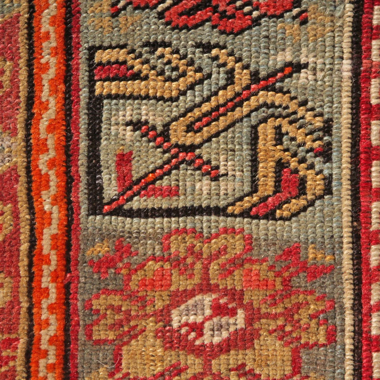 Vintage Bijar Handwoven Tribal Carpet w/ Vegetable Dye (3 ft 10 in x 6 ft 8 in) - Image 7