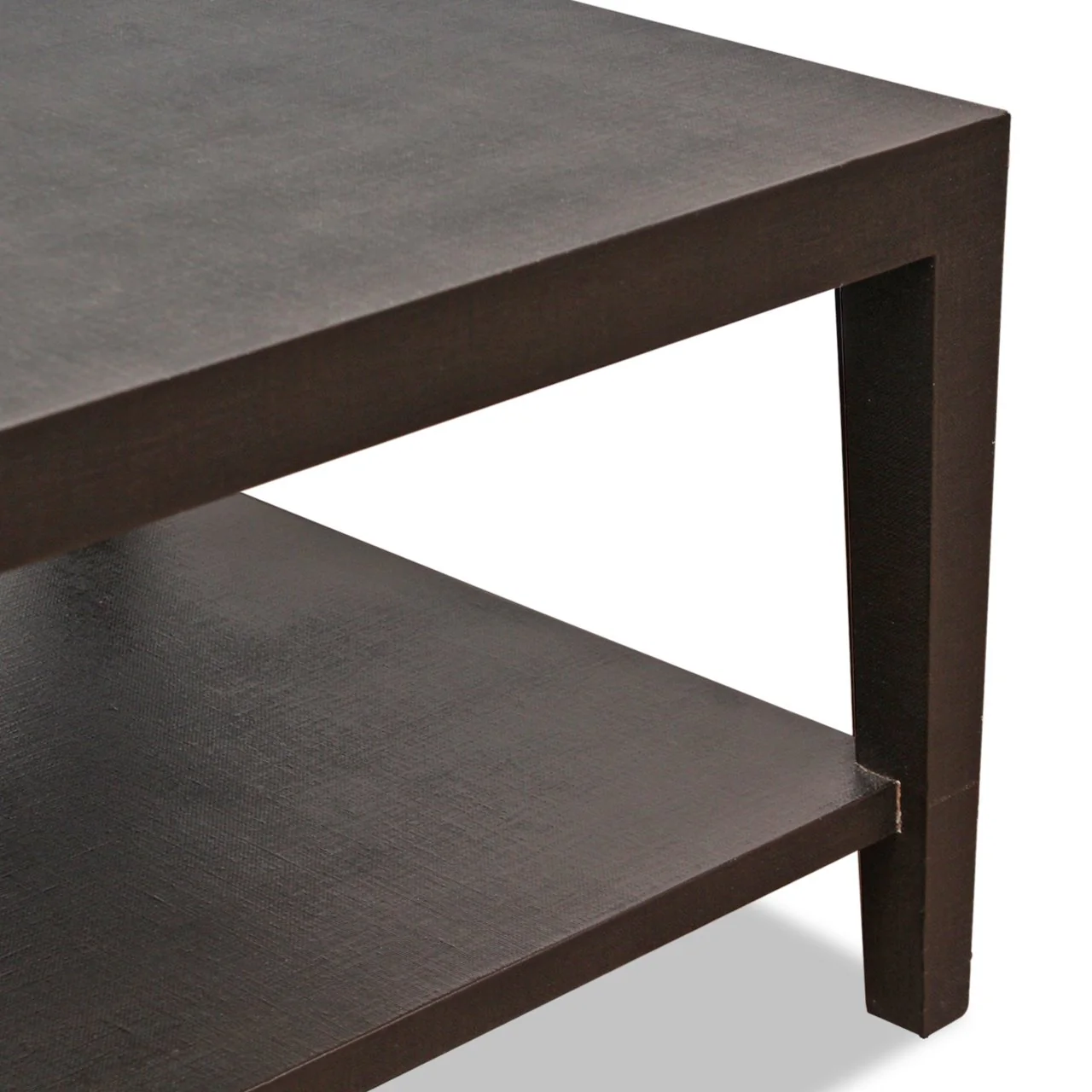 Vintage Brunschwig & Fils Linen Wrapped Coffee Table - Image 4