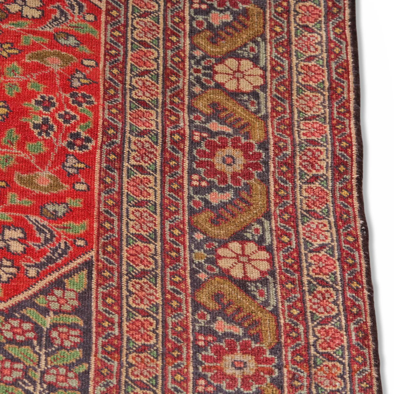 Vintage Dabir Kashan Kork Carpet (3 ft 11 in x 5 ft 2 in) - Image 7