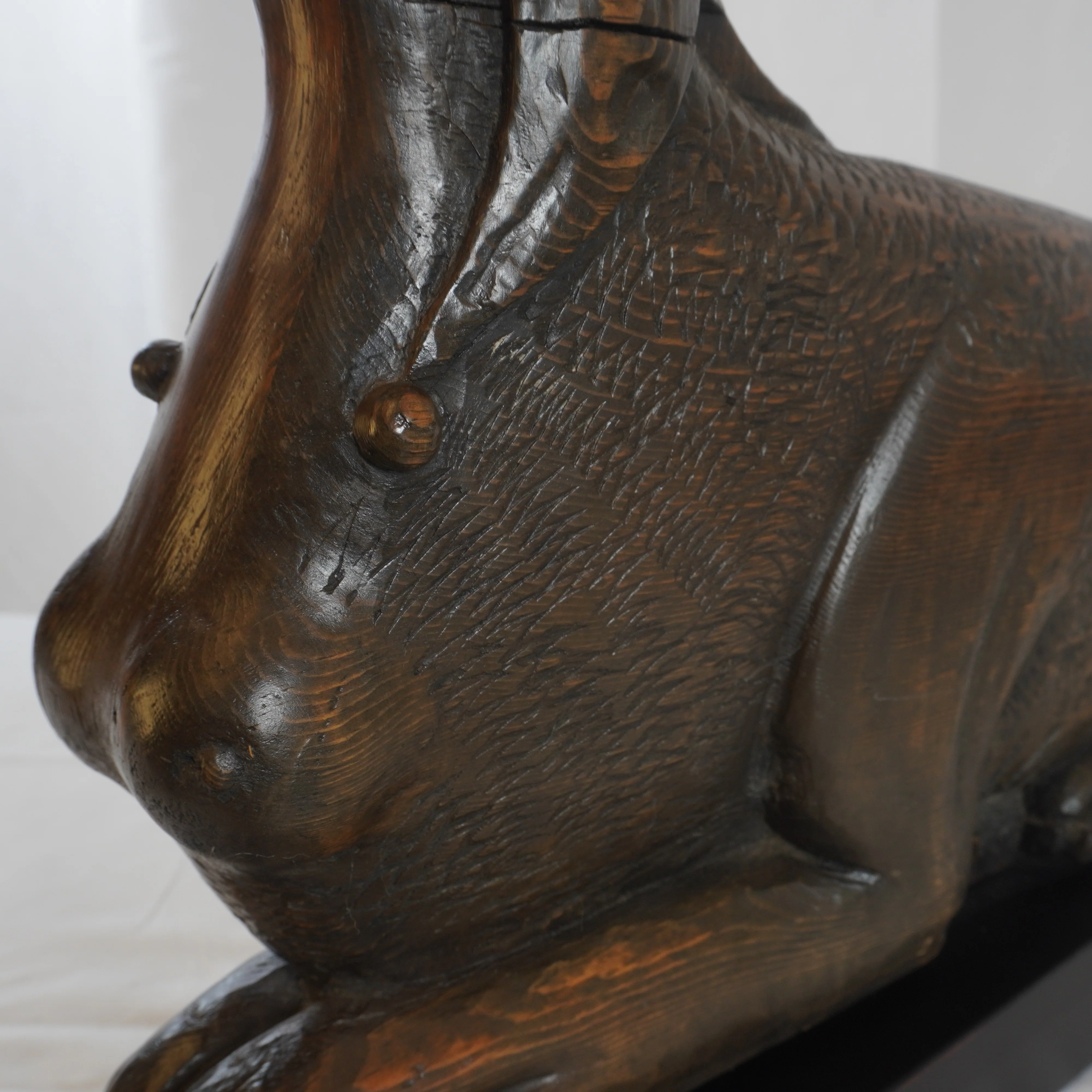 Vintage Egyptian Revival Hand Carved Sphinx, Pair of - Image 3