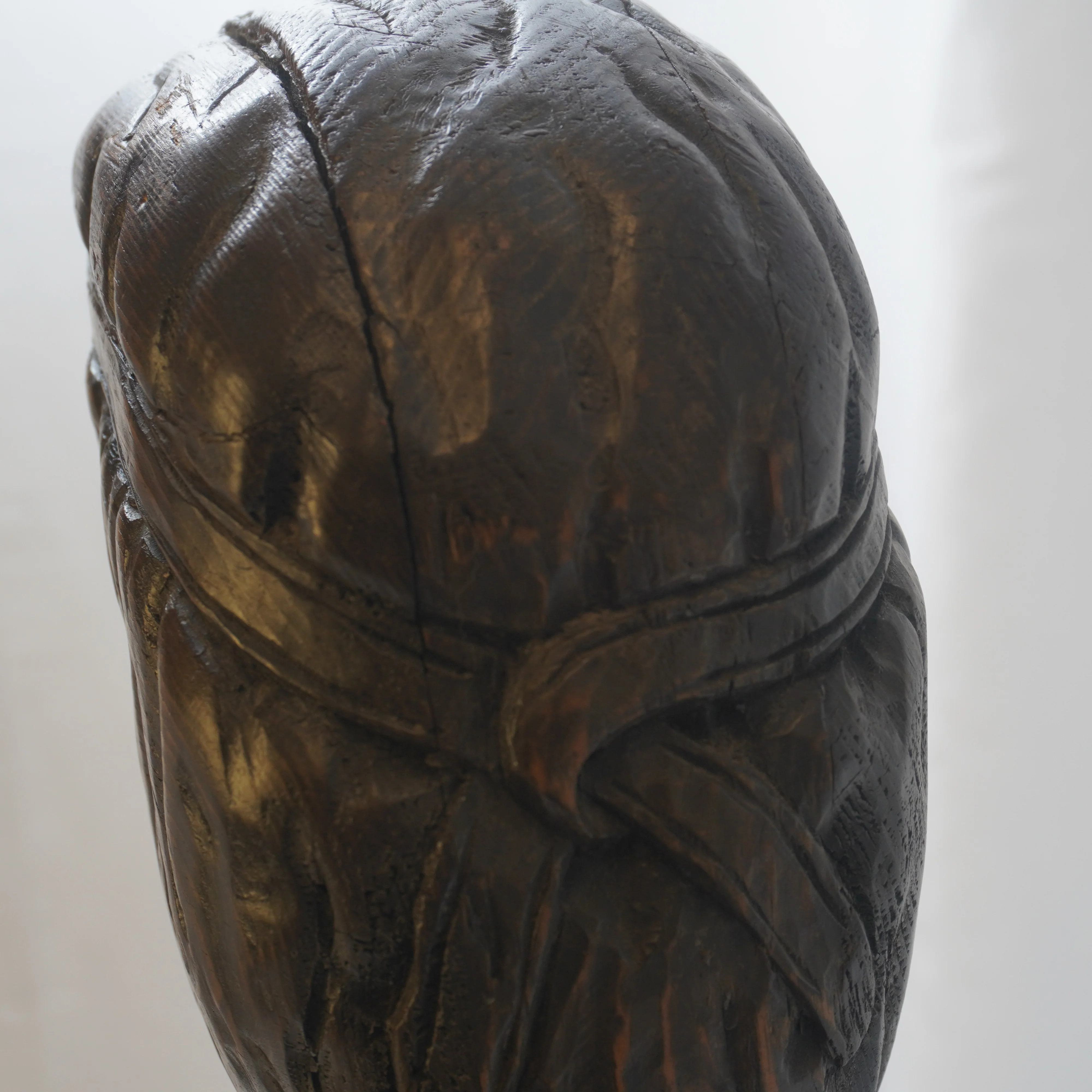 Vintage Egyptian Revival Hand Carved Sphinx, Pair of - Image 7