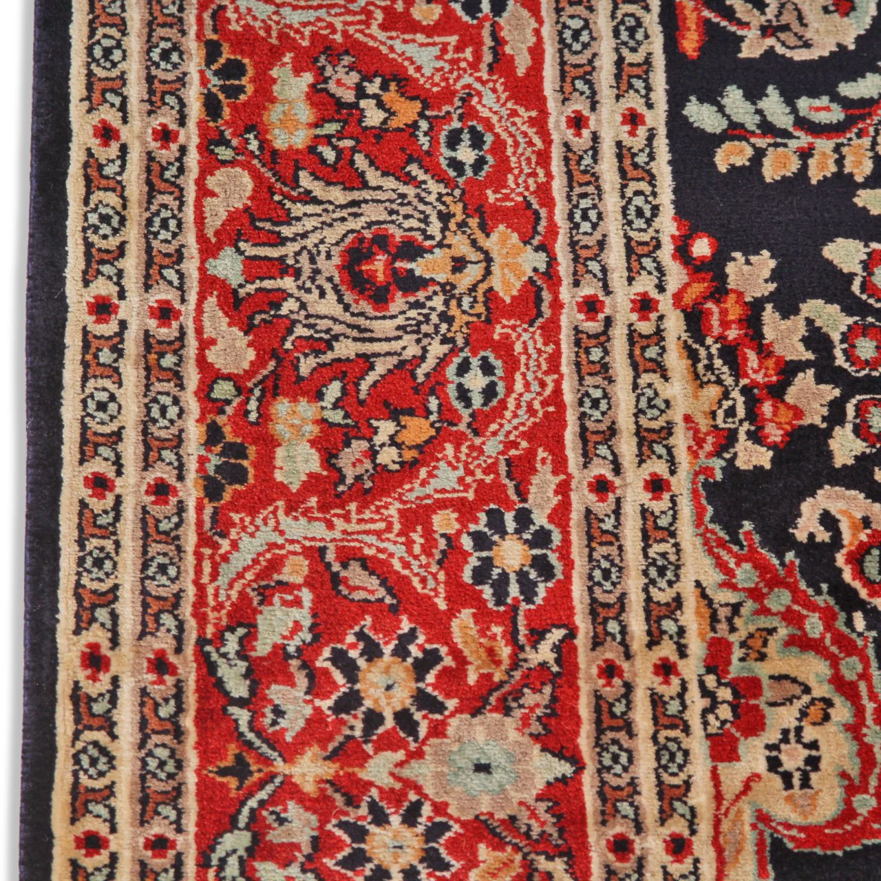 Vintage Fine Persian Kashan Carpet (3 ft 1 in x 5 ft) - Image 11
