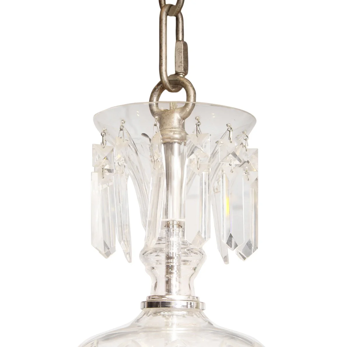 Vintage French Louis XV Silver Gilt Finish Chandelier c1980s - Image 3