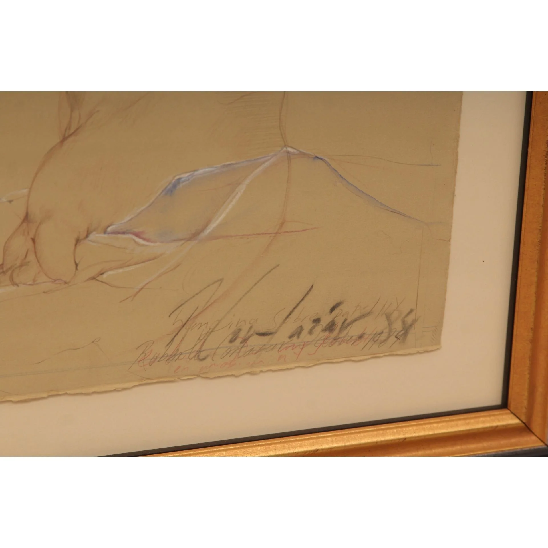 Vintage French Nude Artwork - Image 5