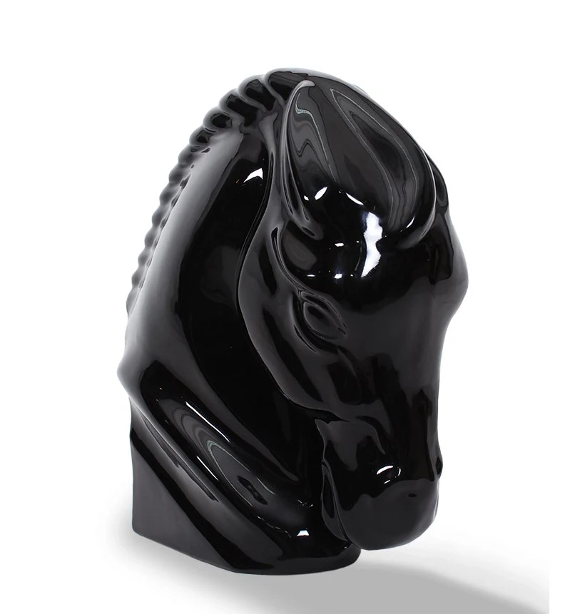 Vintage Italian Ceramic Horse Head - Image 3