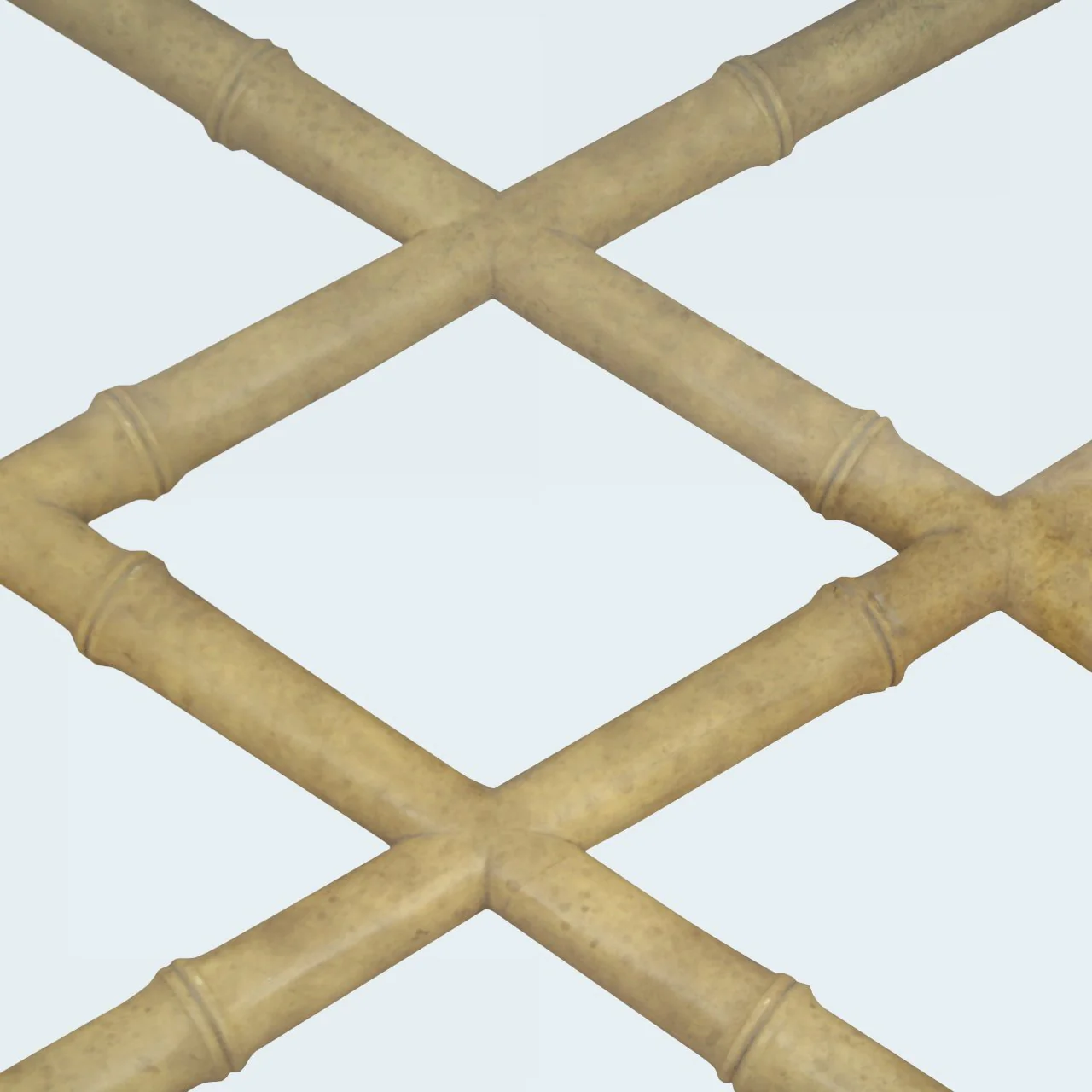 Vintage John Widdicomb Faux Bamboo Coffee Table - Image 5
