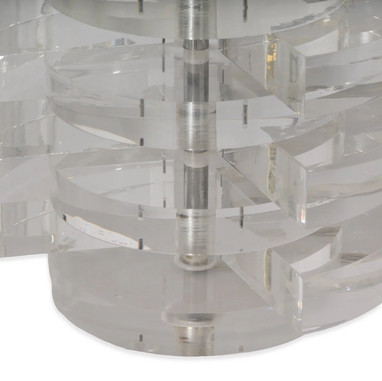 Vintage Karl Springer Lucite Table Lamp (Large) - Image 3