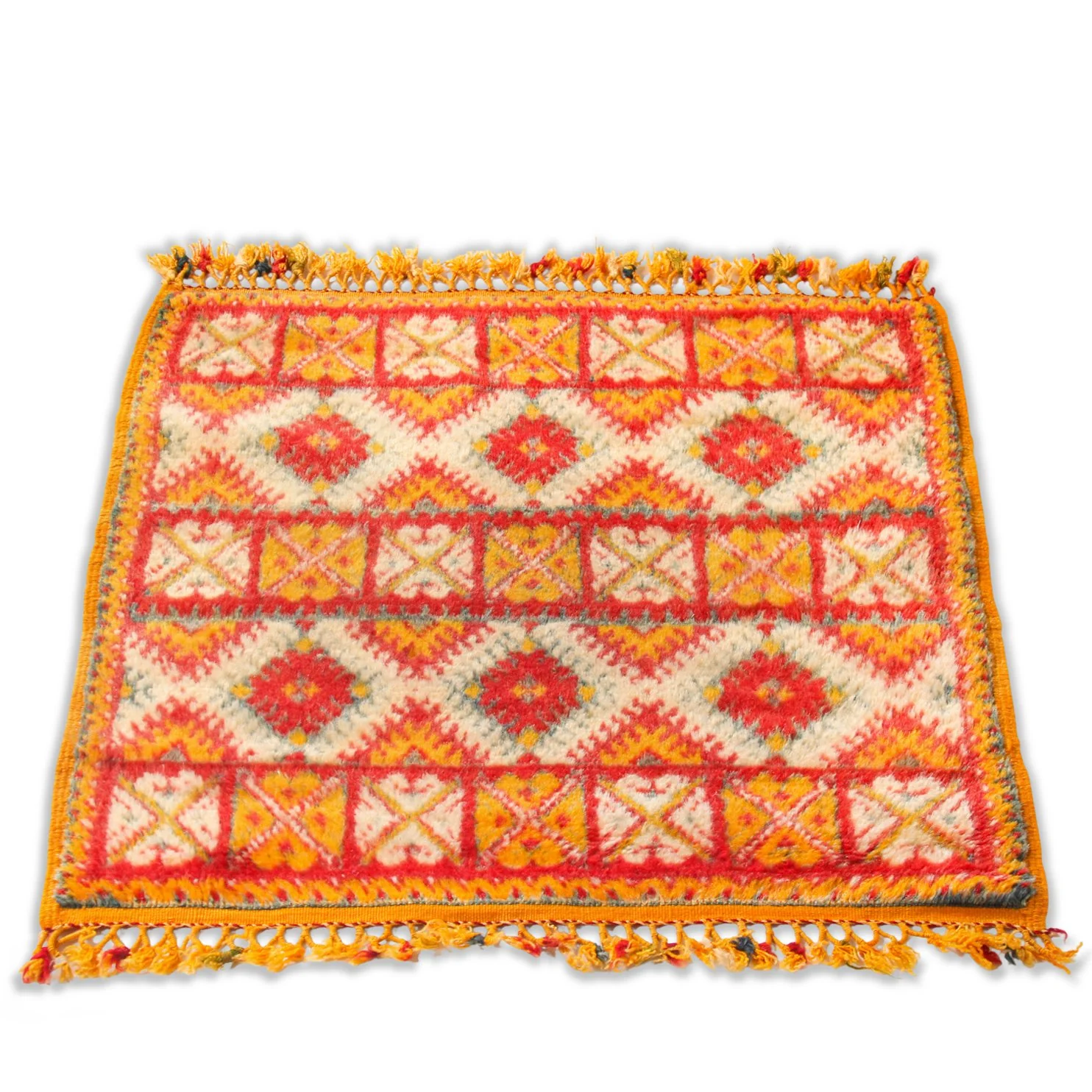 Vintage Kilim Turkish Carpet (2 ft 7 in x 3 ft) - Image 4