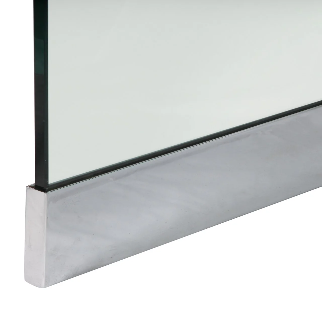 Vintage Leon Rosen Nickel and Glass Waterfall Coffee Table for Pace - Image 10