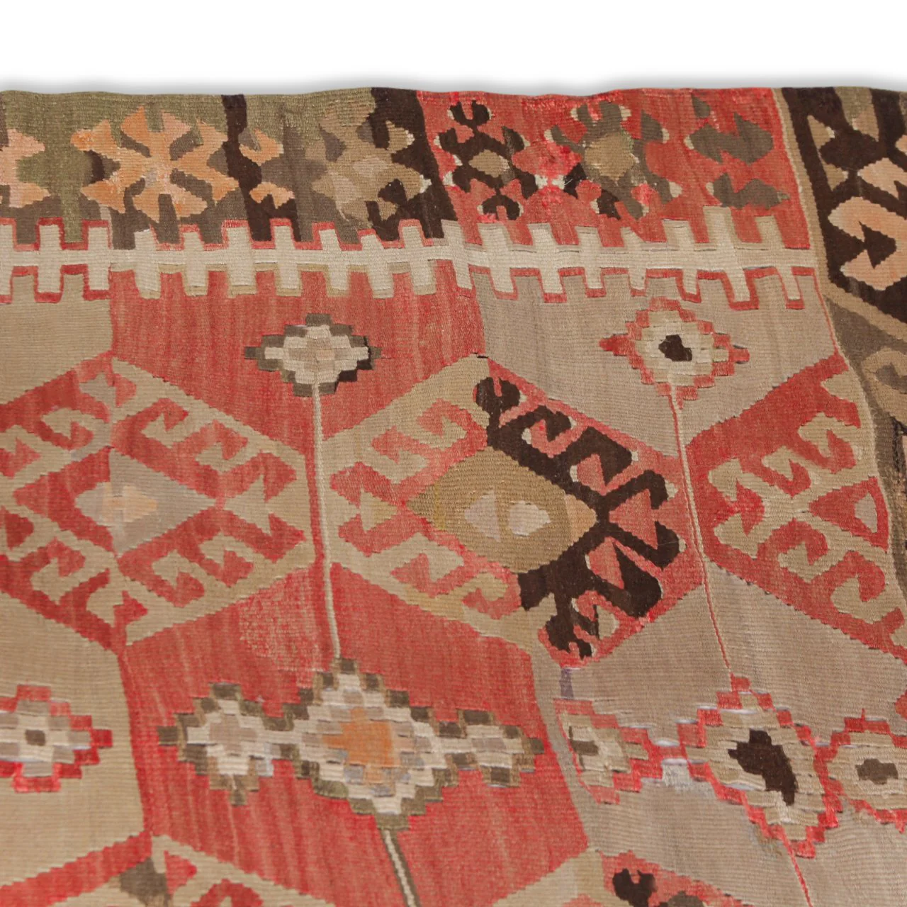 Vintage Pasargad Home Kilim (3 ft 5 in x 4 ft 8 in) - Image 6