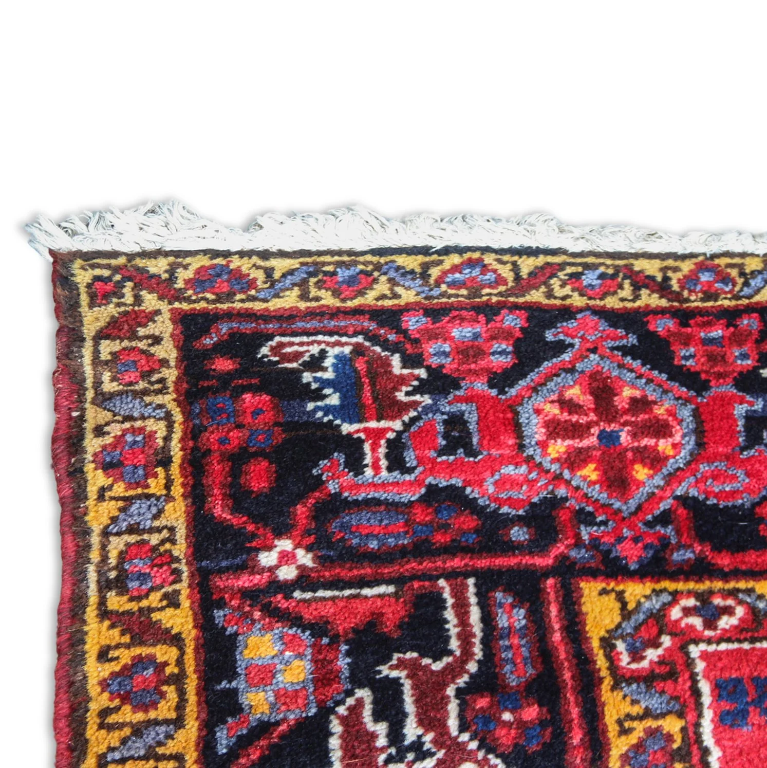 Vintage Persian Heriz in Geometric Pattern (8 ft 1 in x 11 ft 3in) - Image 3