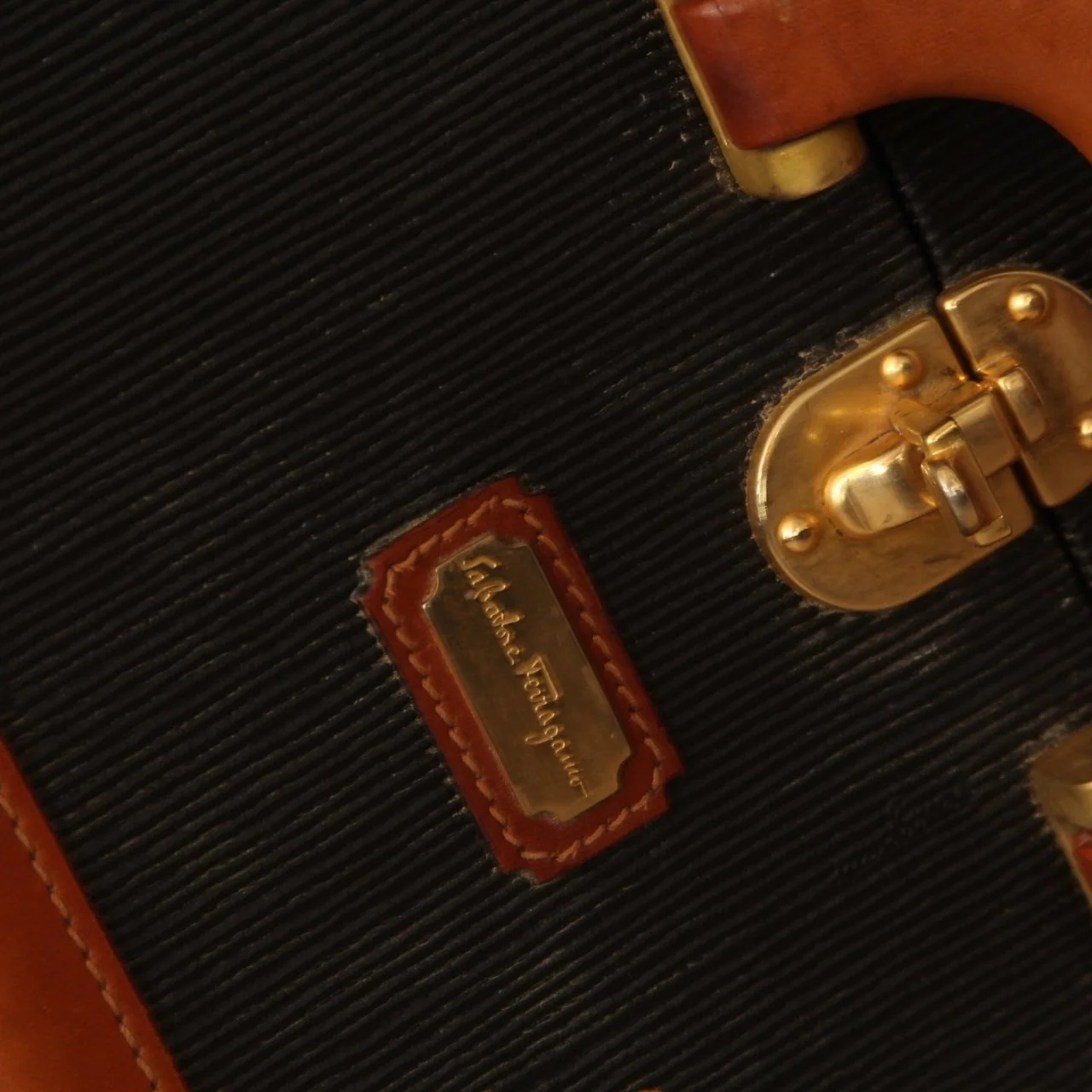 Vintage Salvatore Ferragamo Rolling Luggage - Image 5