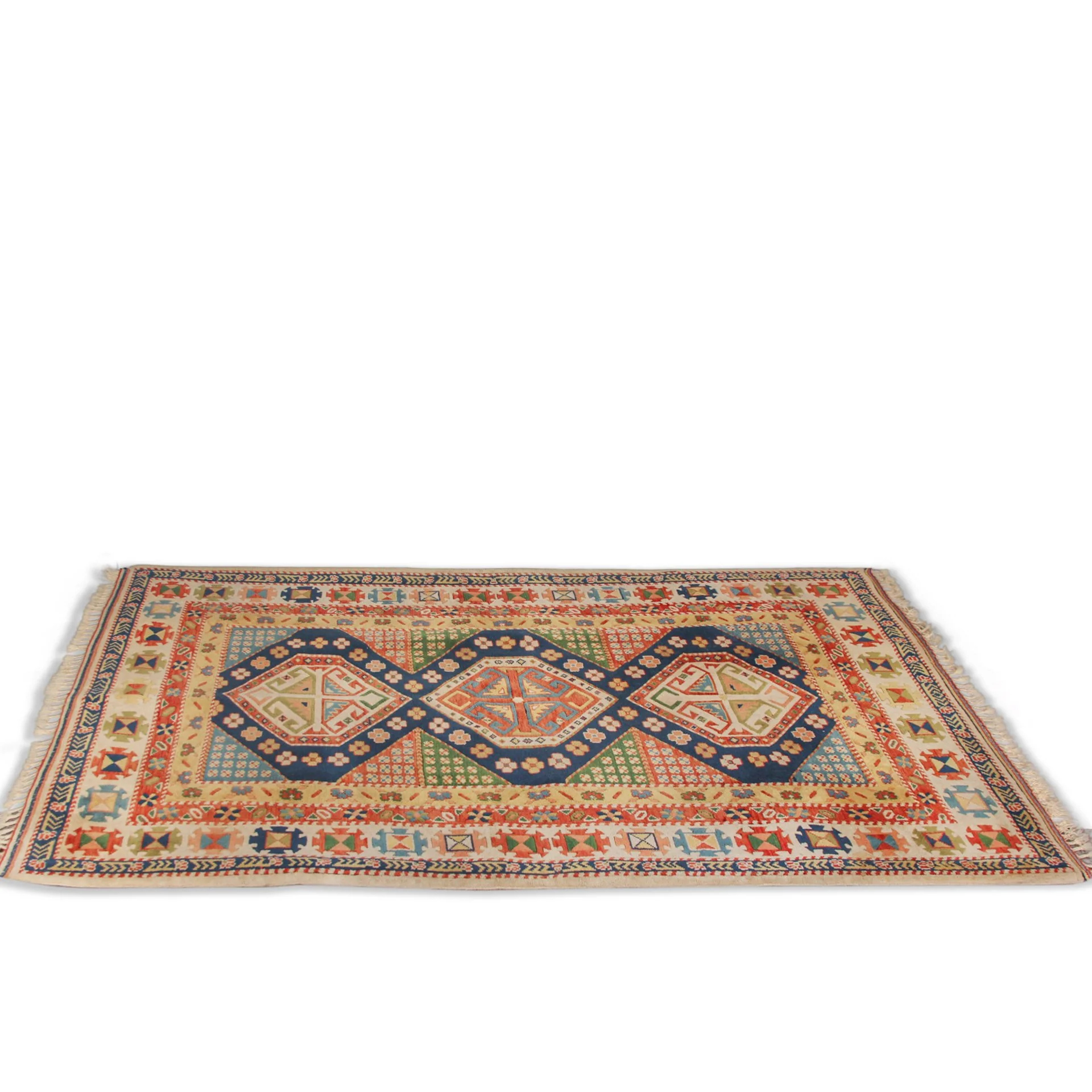 Vintage Shirvan Carpet (4 ft 3 in x 5 ft 16 in) - Image 10