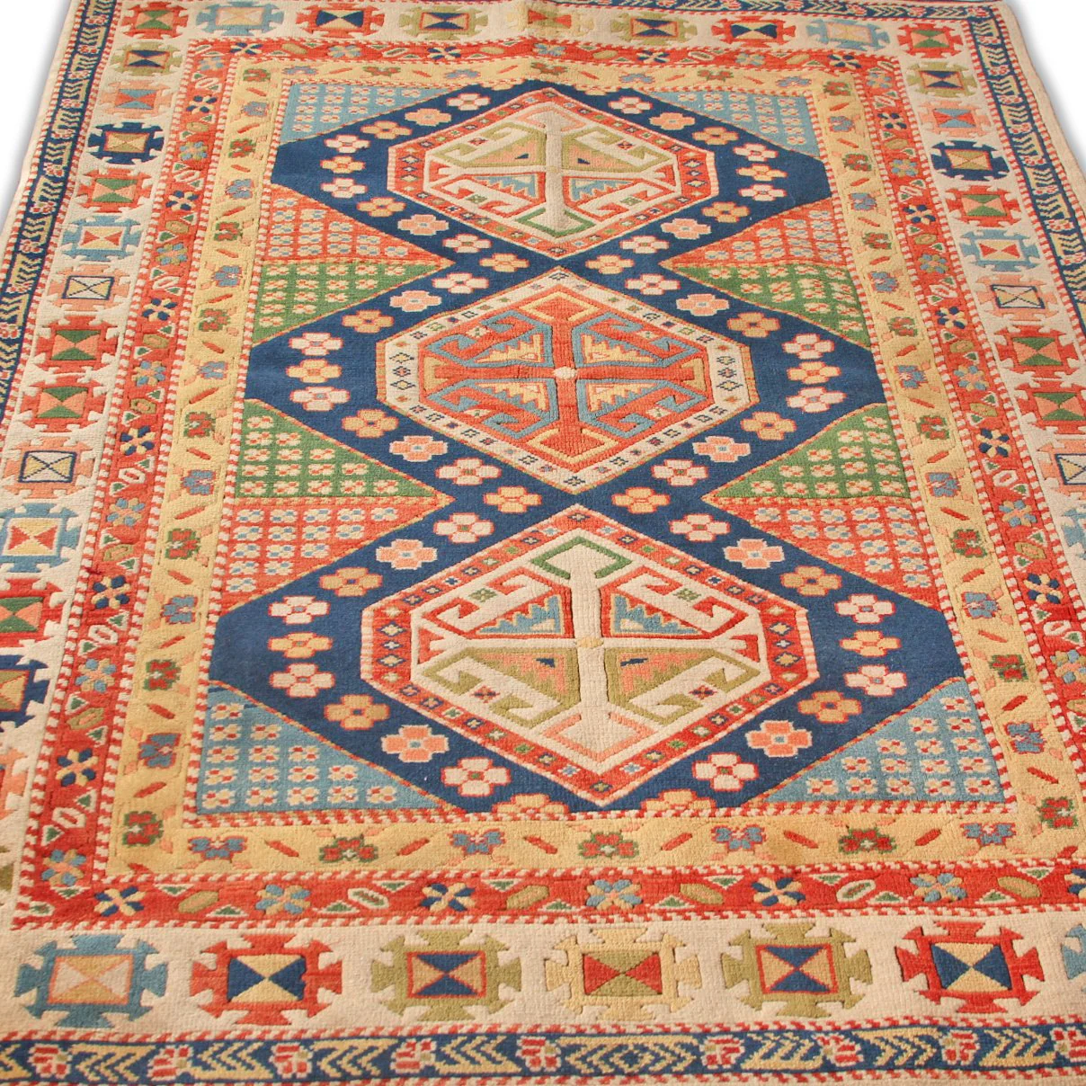 Vintage Shirvan Carpet (4 ft 3 in x 5 ft 16 in) - Image 6