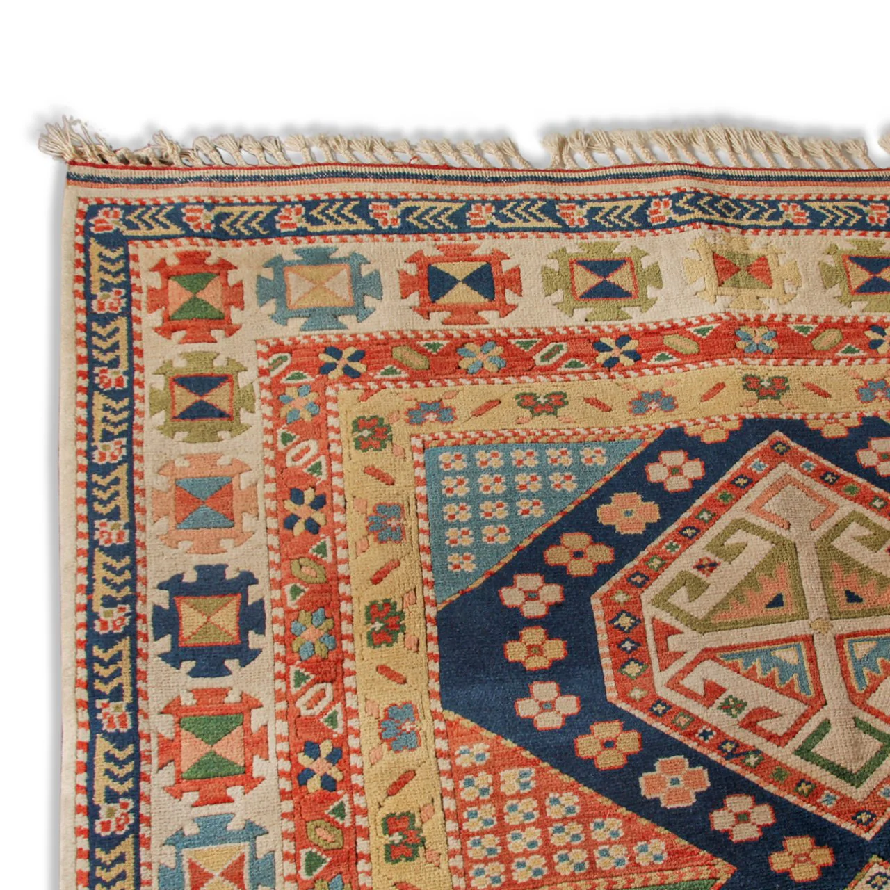 Vintage Shirvan Carpet (4 ft 3 in x 5 ft 16 in) - Image 7