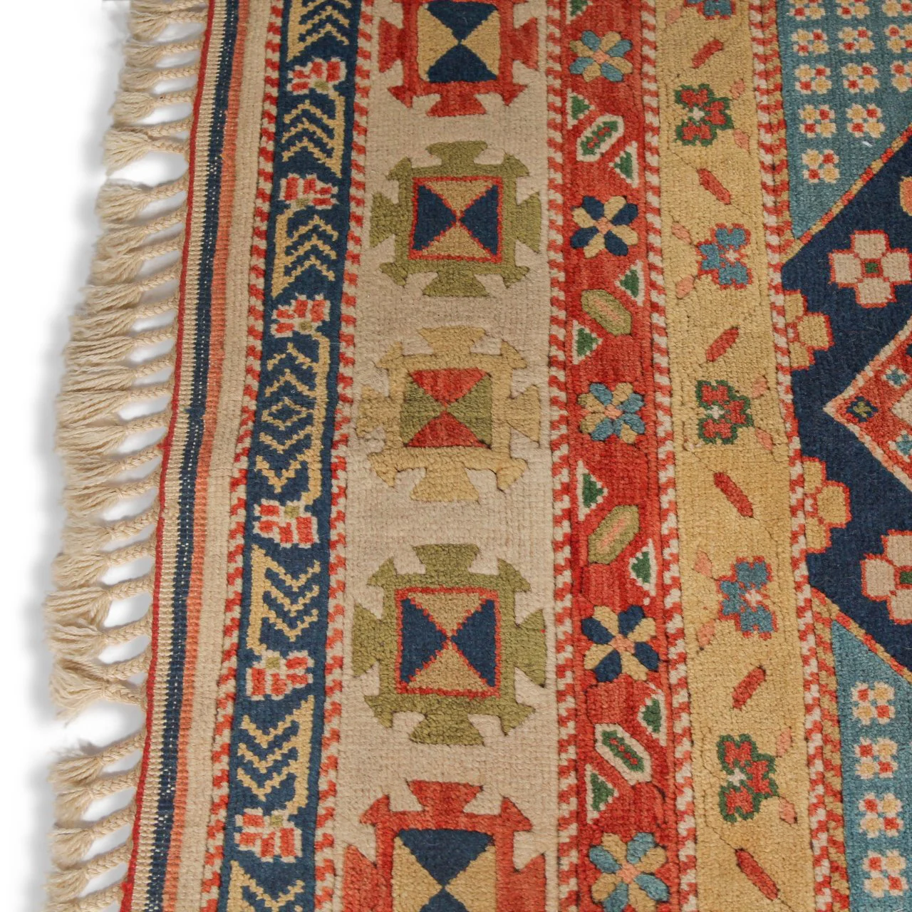 Vintage Shirvan Carpet (4 ft 3 in x 5 ft 16 in) - Image 8