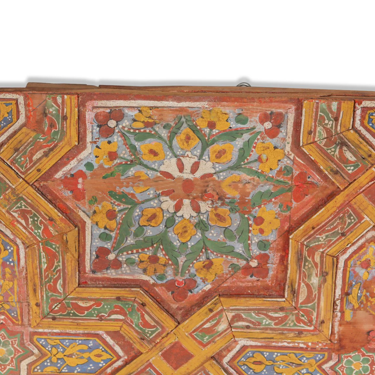 Vintage Soumak Handpainted on Wood Artwork - Image 10