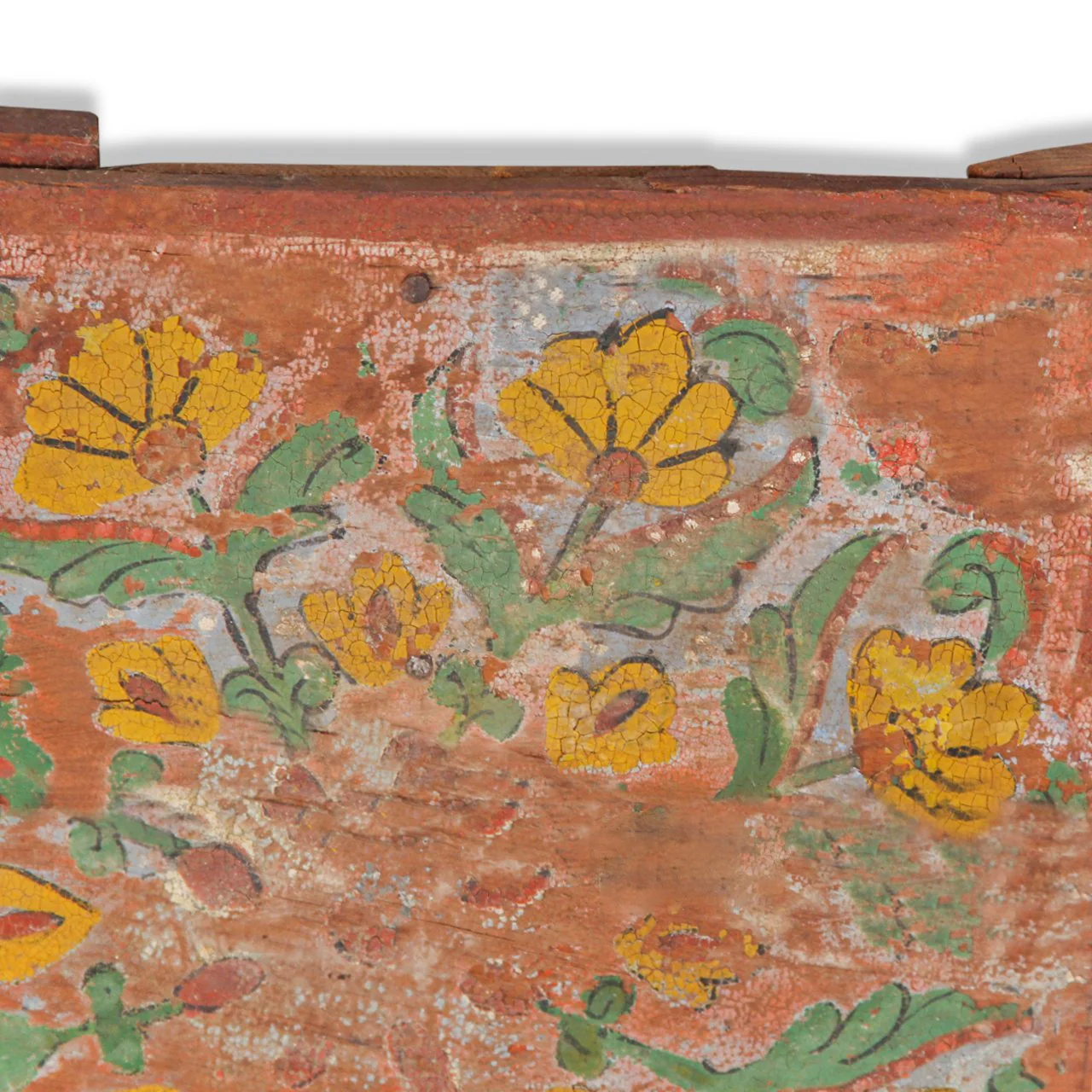 Vintage Soumak Handpainted on Wood Artwork - Image 7