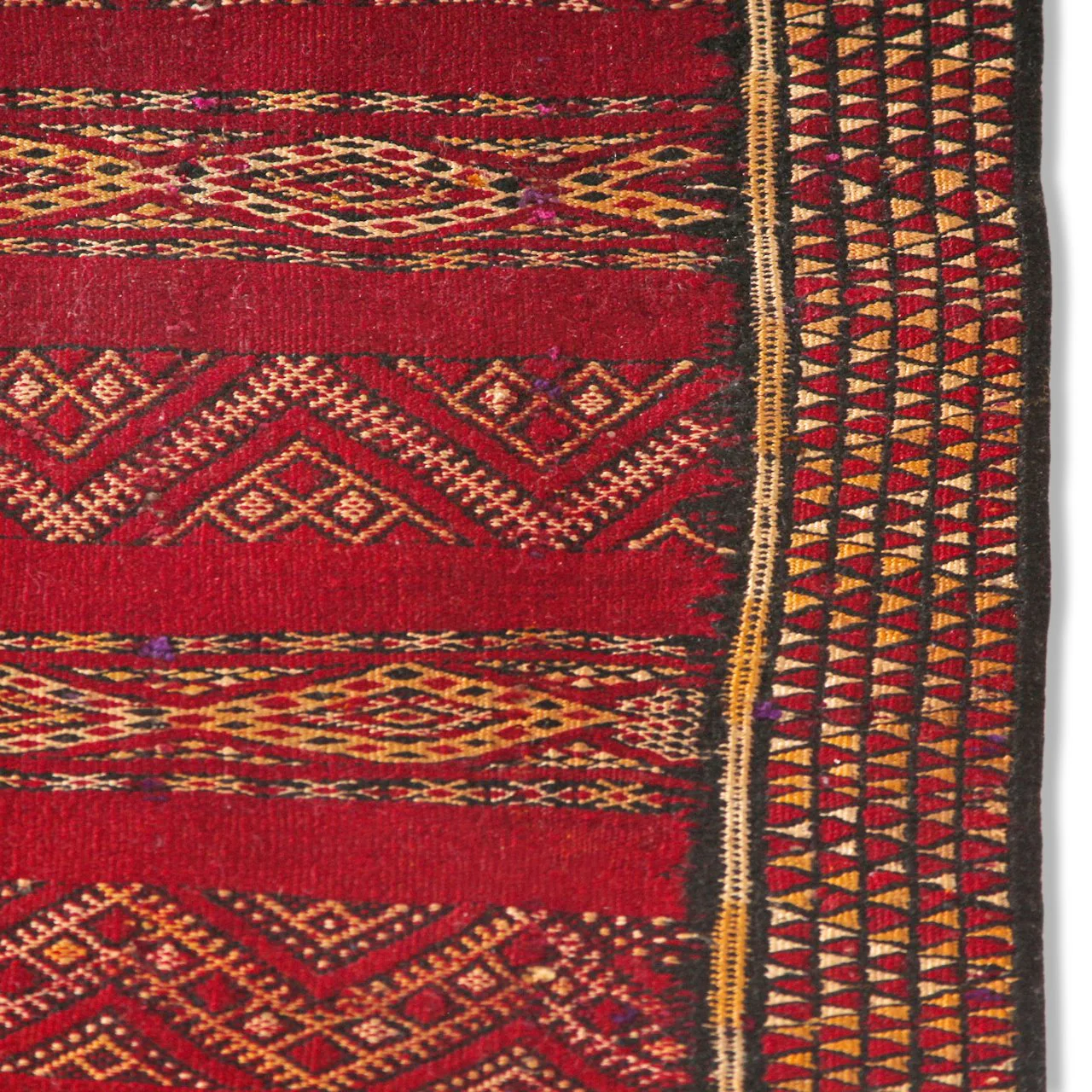 Vintage Turkish Kilim Carpet (2 ft 10 in x 3 ft 10 in) - Image 7