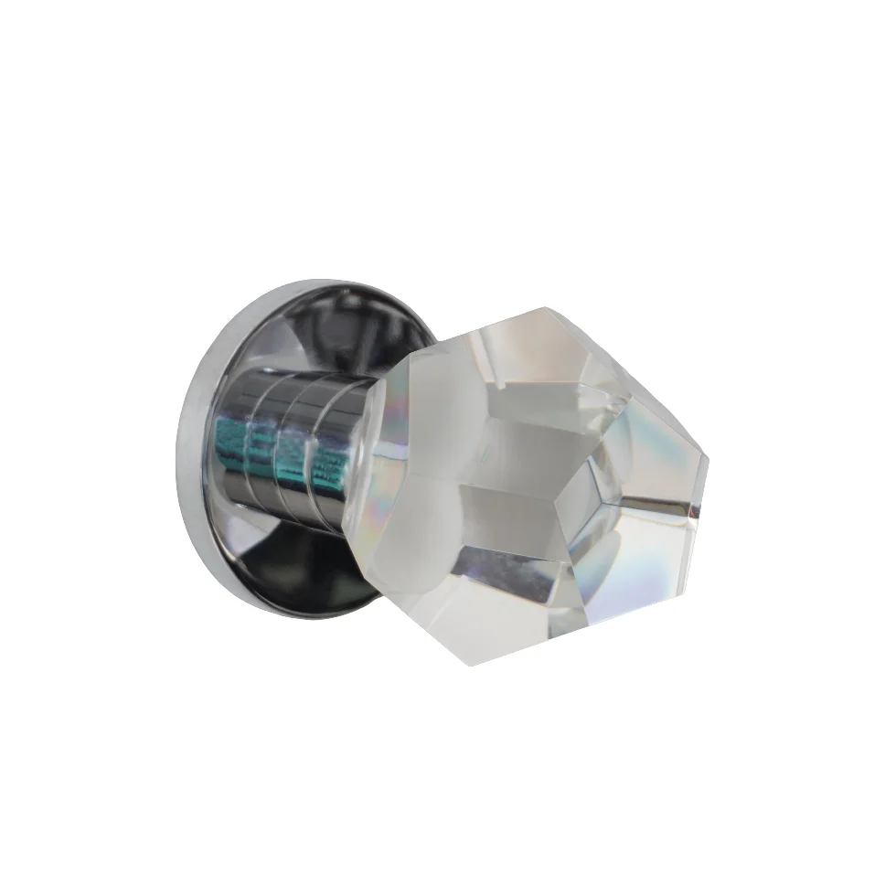 Visual Comfort Space Age Glass Sconce with Chrome Base (5 Available) - Image 3