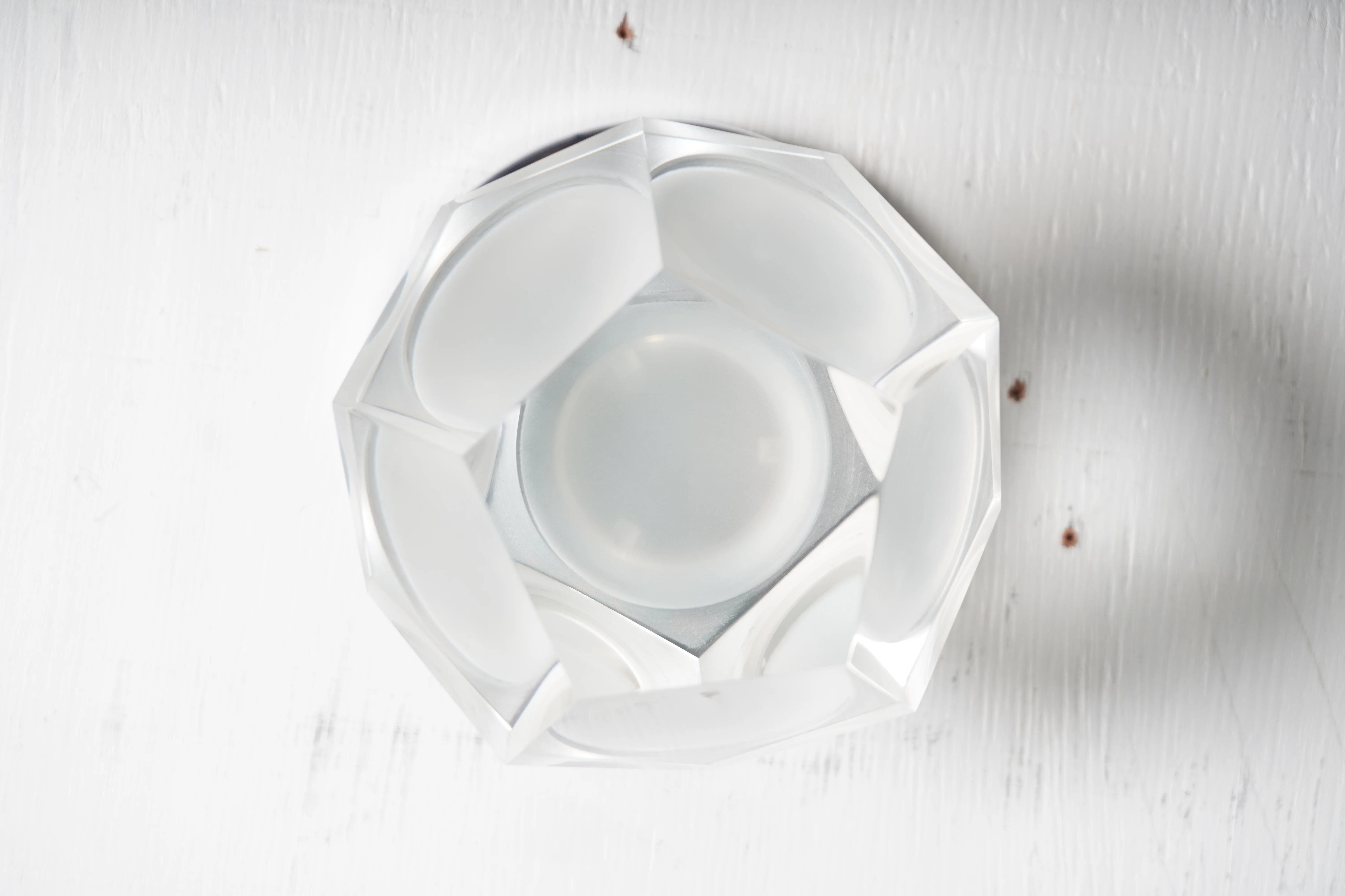 Visual Comfort Space Age Glass Sconce with Chrome Base (5 Available) - Image 5
