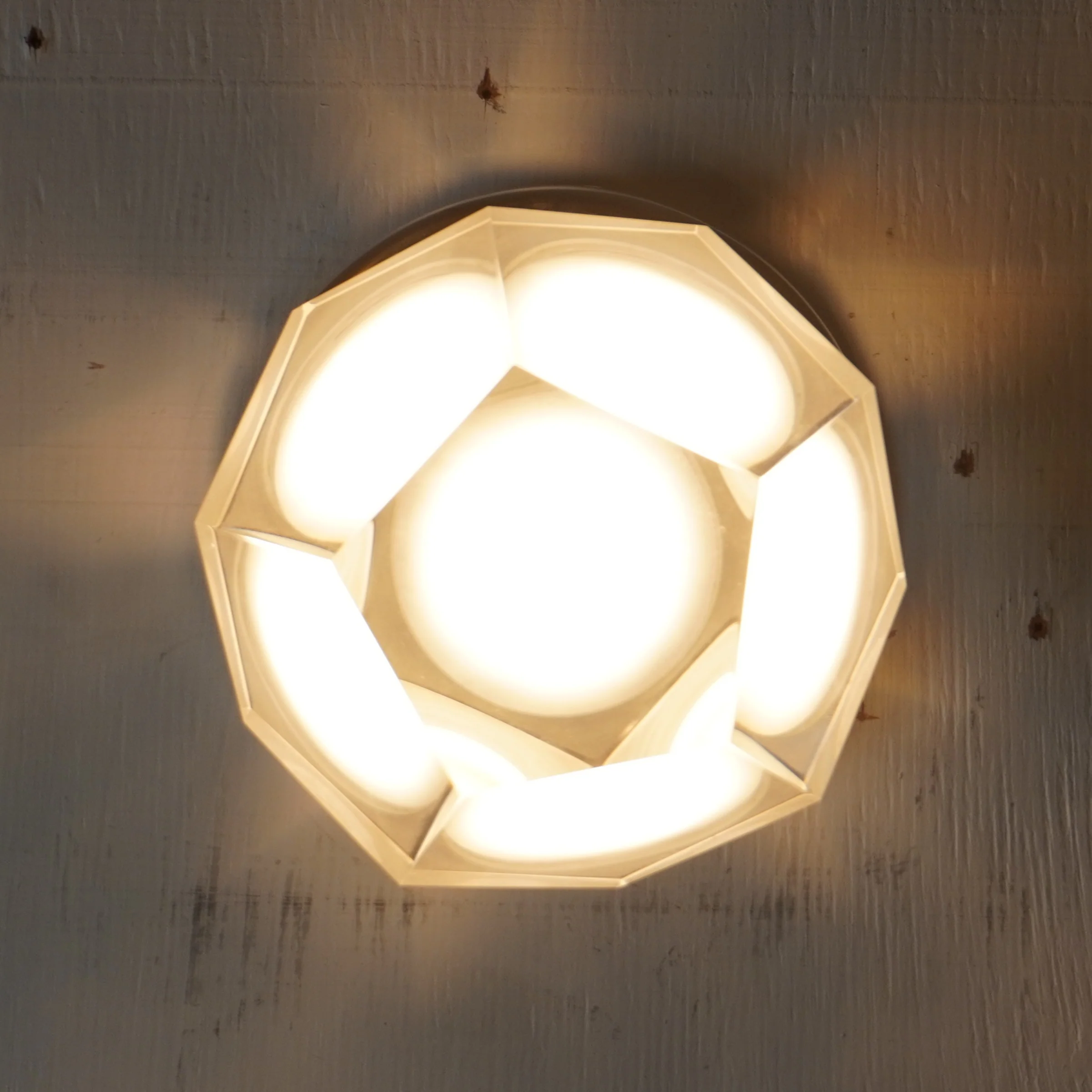 Visual Comfort Space Age Glass Sconce with Chrome Base (5 Available) - Image 6